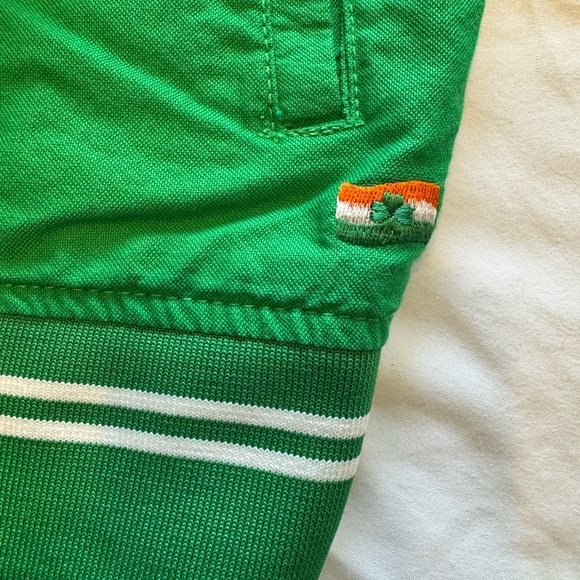 Denim & Flower St. Patrick’s Day / Ireland Vibrant Kelly Green BomberJacket - Picture 3 of 8